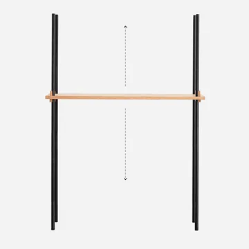 Moebe hyllysetti 85 cm - Oak - MOEBE