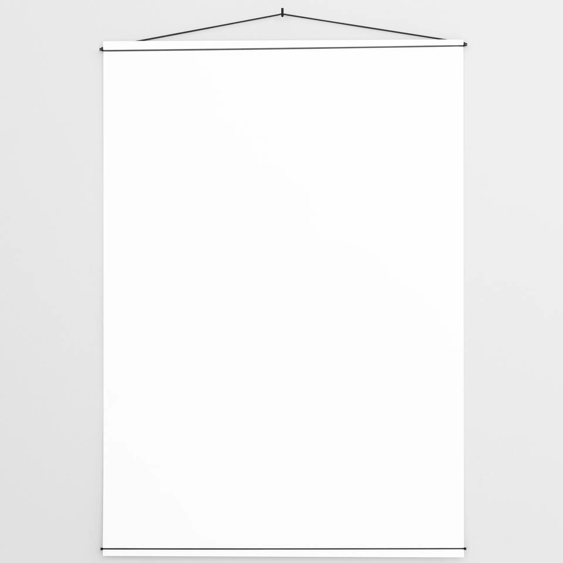 Moebe julisteripustin 70 x 100 cm, Musta MOEBE