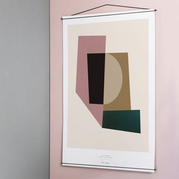 Moebe julisteripustin 70 x 100 cm - Musta - MOEBE