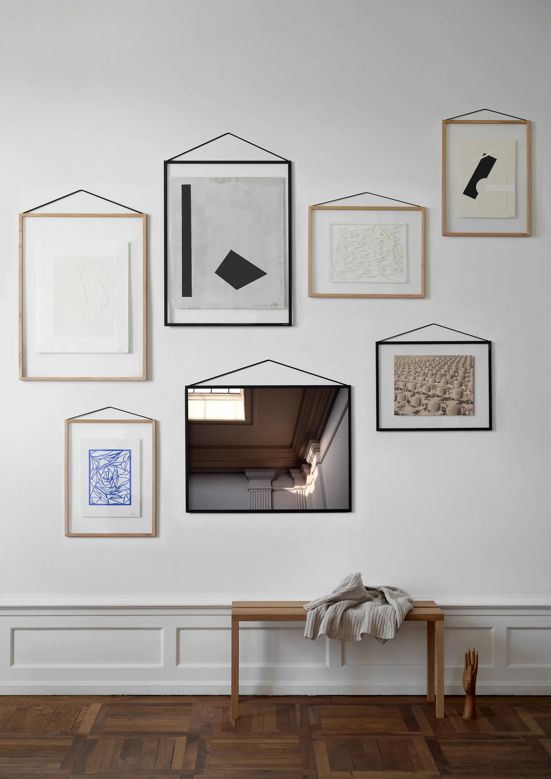 Moebe kehys 40 x 50 cm, Transparent, Black MOEBE