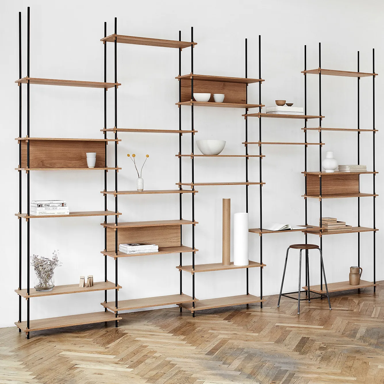 Moebe kiinnitystarvikkeet 2-pakkaus, Musta MOEBE