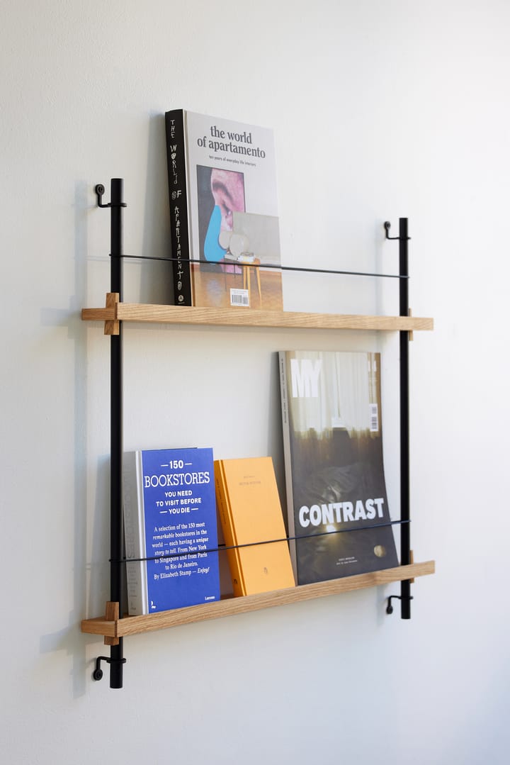 Moebe lehtiteline, Oak-black MOEBE