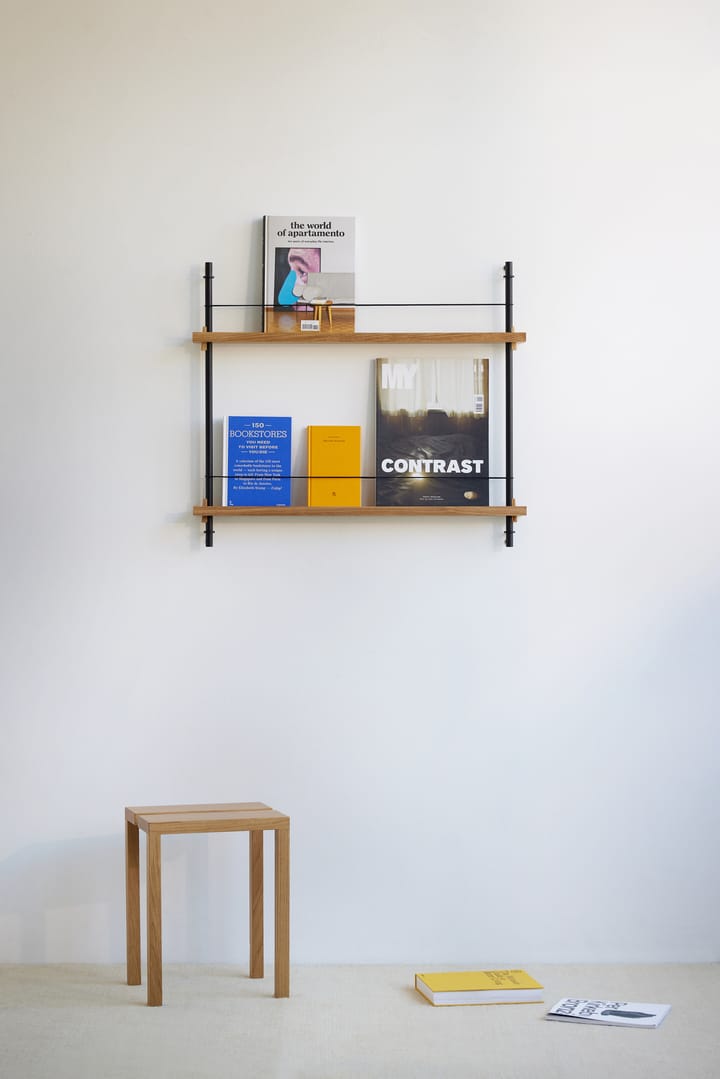 Moebe lehtiteline, Oak-black MOEBE