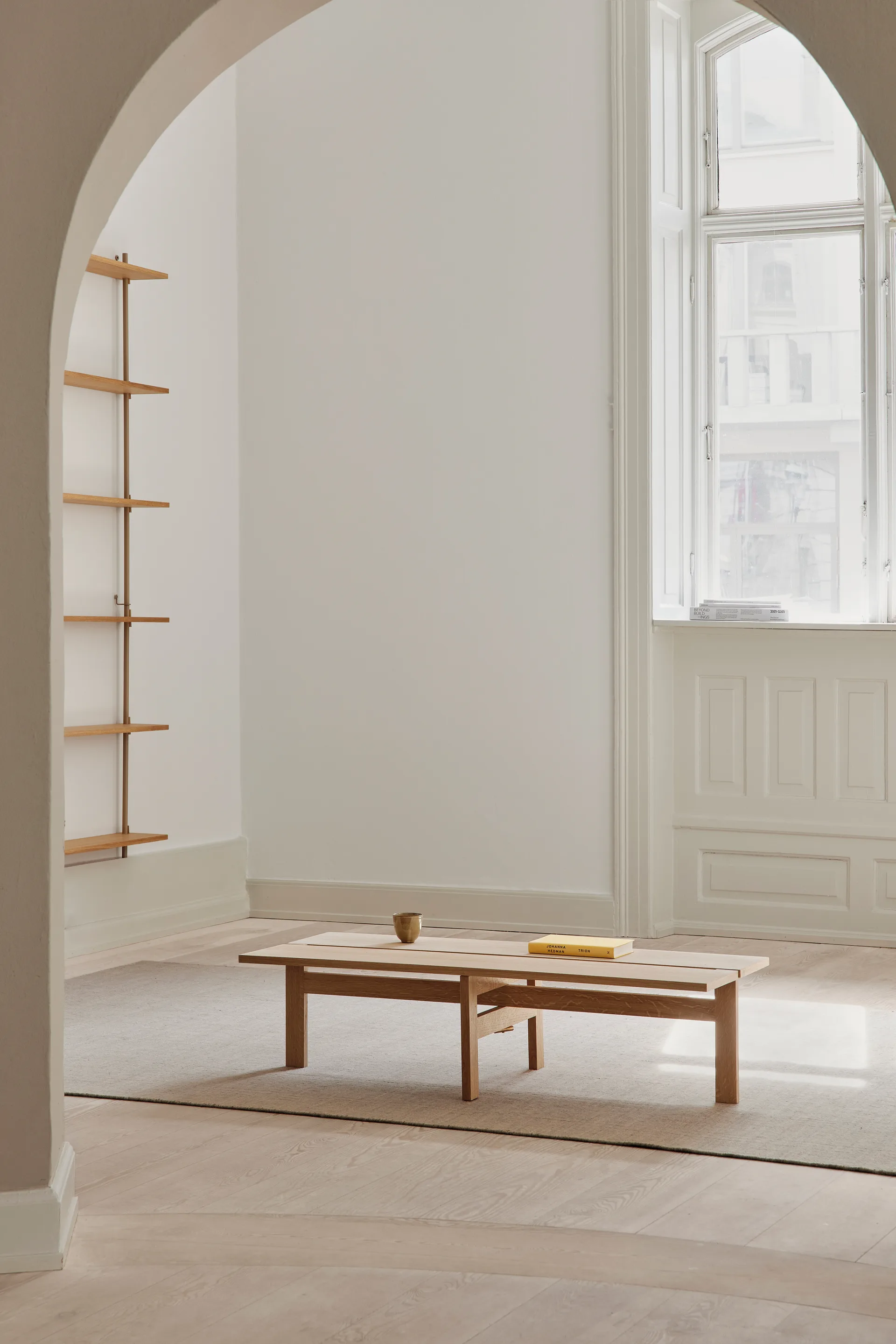 Moebe rectangular coffee table -sohvapöytä large, Tammi MOEBE