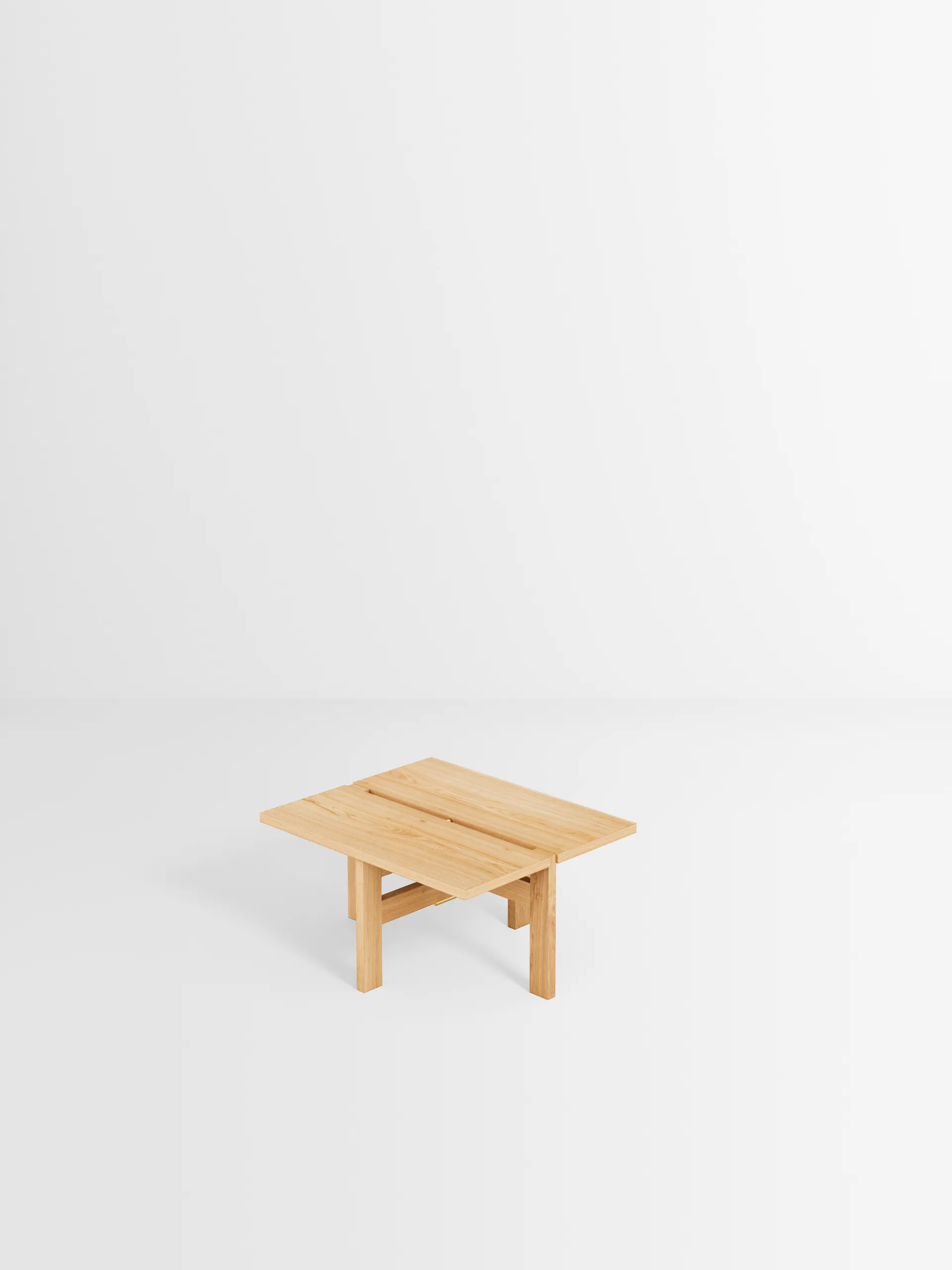 Moebe rectangular coffee table -sohvapöytä small, Tammi MOEBE