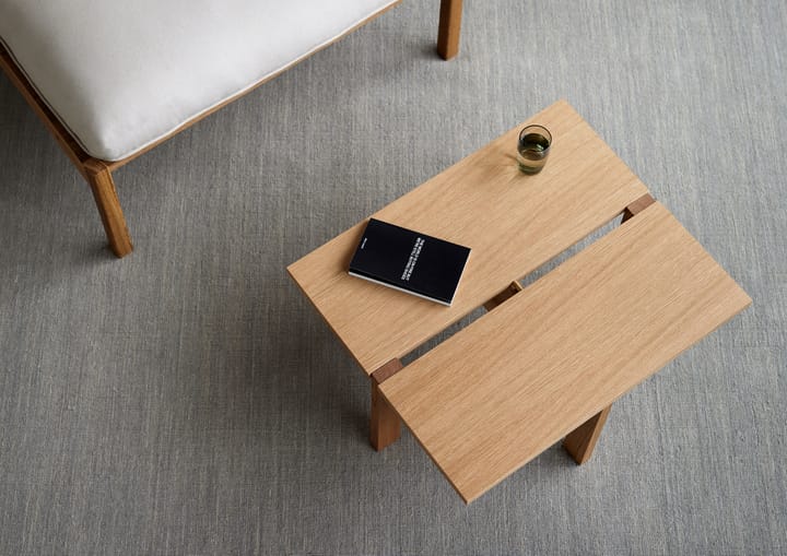 Moebe rectangular coffee table -sohvapöytä small, Tammi MOEBE