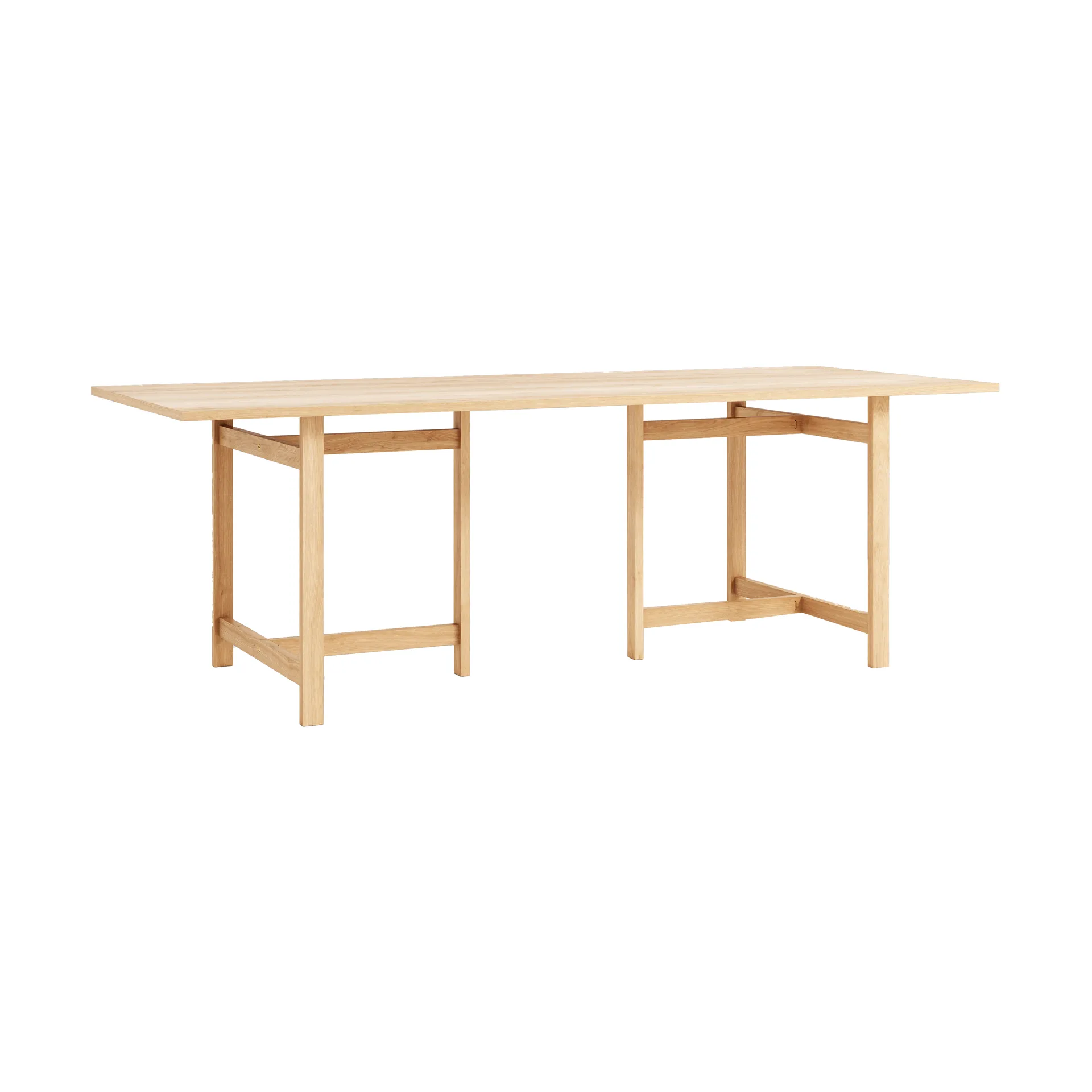 Moebe rectangular dining dable -ruokapöytä 220 x 90 cm, Tammi MOEBE