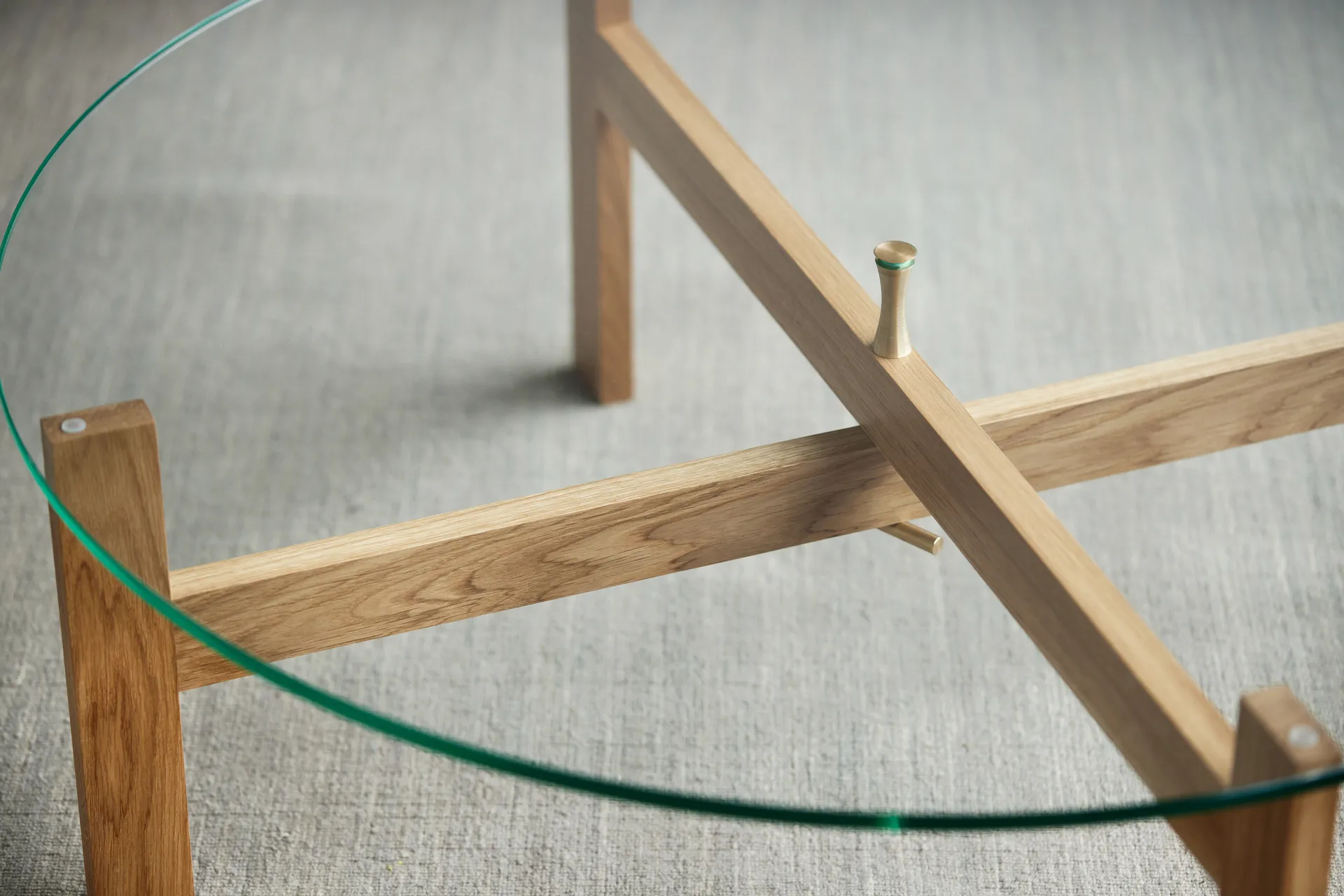 Moebe Round sohvapöytä Ø88 cm, Tammi MOEBE