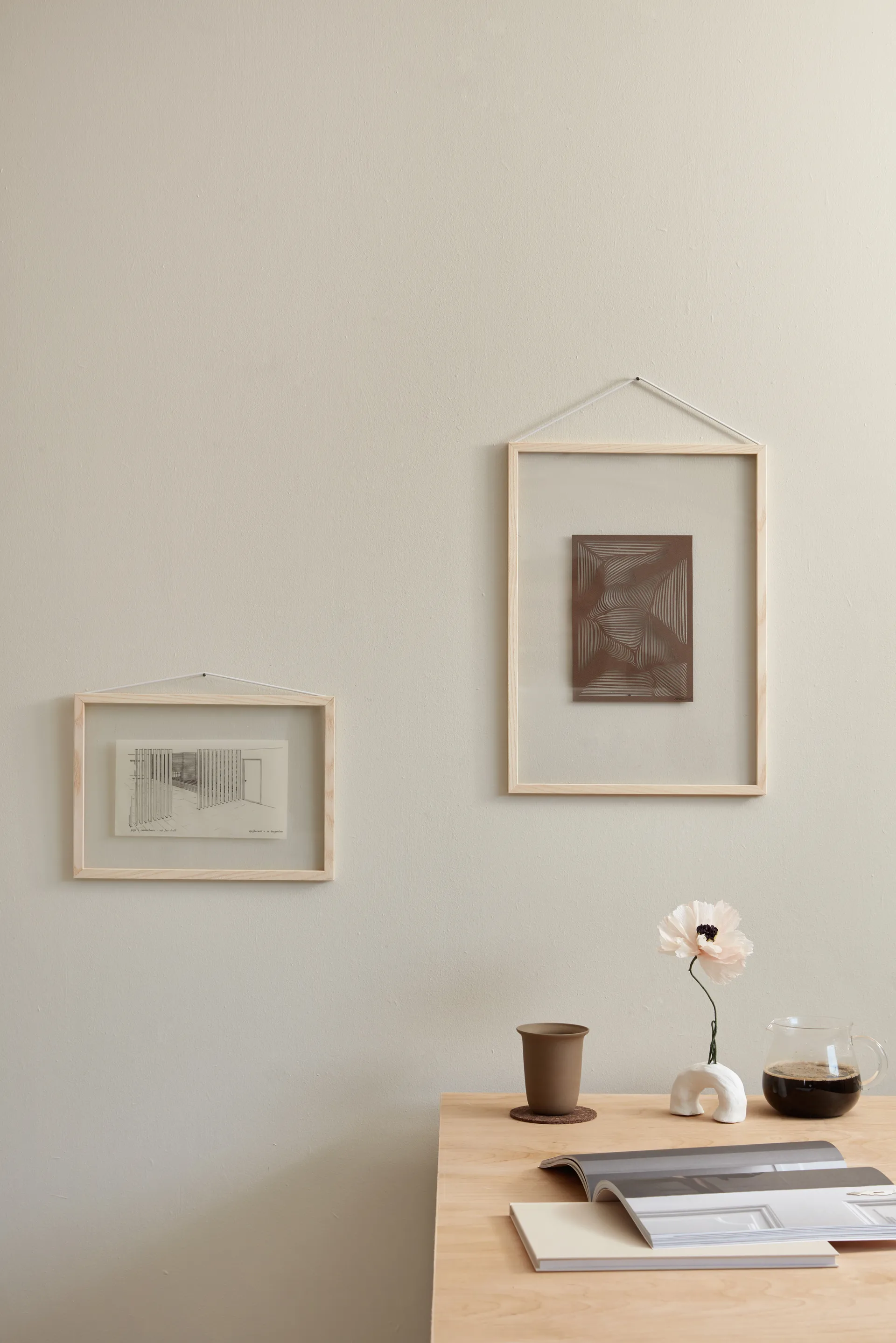 Moebe saarnikehys A4 23,2 x 31,7 cm, Transparent, Wood, Black MOEBE