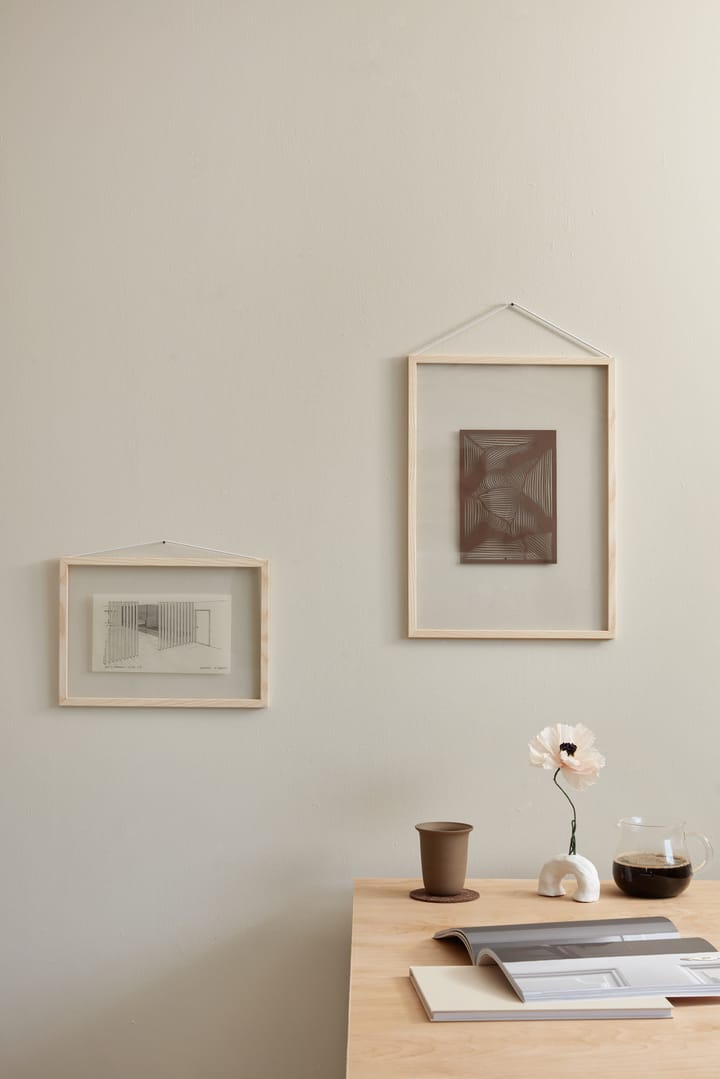 Moebe saarnikehys A4 23,2 x 31,7 cm, Transparent, Wood, Black MOEBE