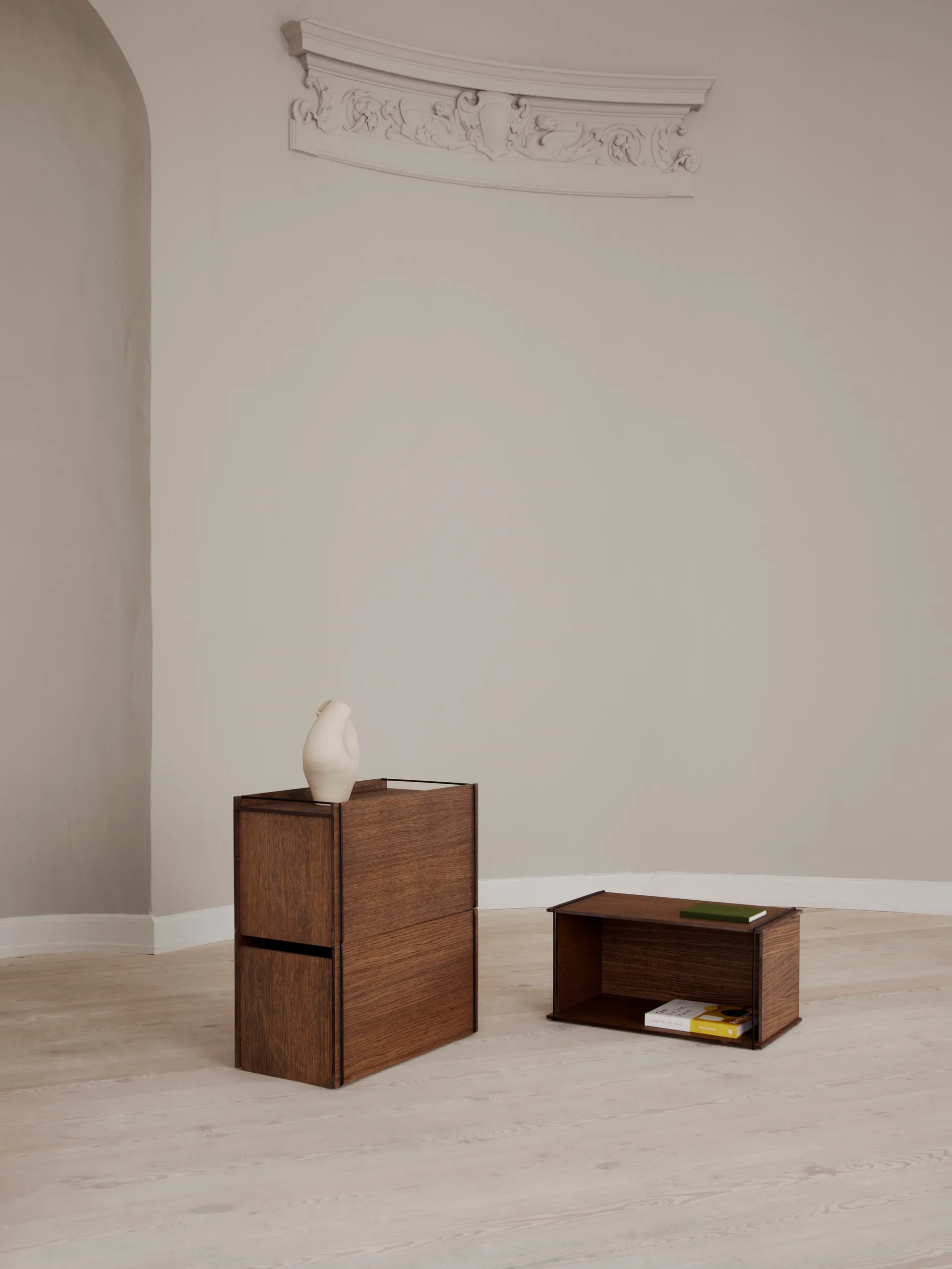 Moebe säilytyslaatikko, Savustettu tammi-black MOEBE