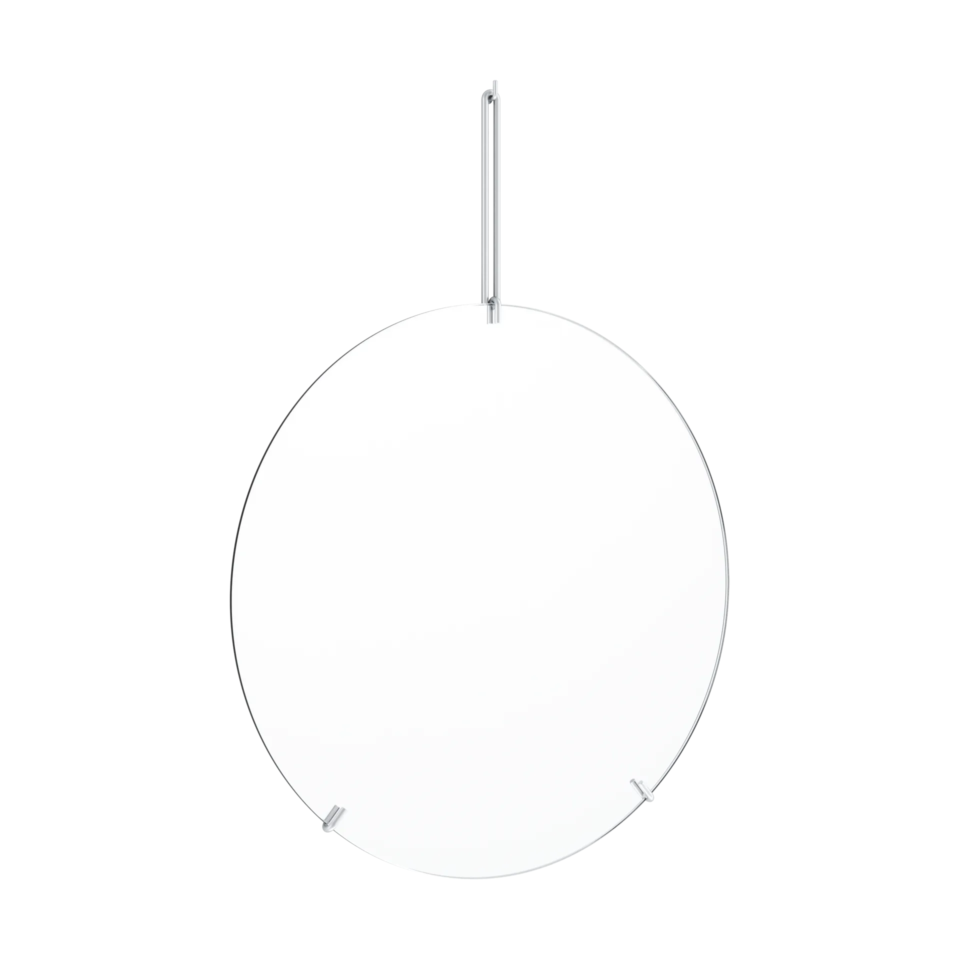 Moebe seinäpeili Ø50 cm, Ruostumaton teräs MOEBE