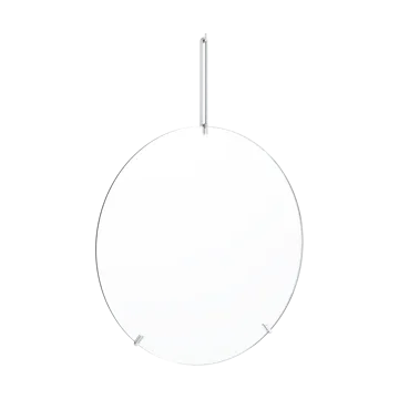 Moebe seinäpeili Ø50 cm - Ruostumaton teräs - MOEBE