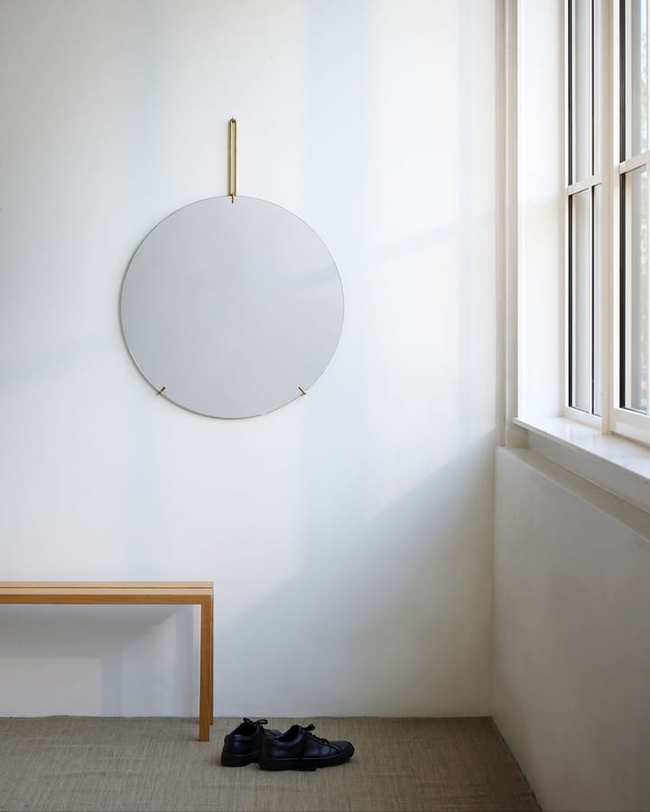 Moebe seinäpeili Ø70 cm, Ruostumaton teräs MOEBE