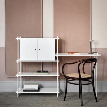 Moebe Shelving System Cabinet -kaappi 85 cm - White - MOEBE