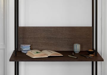 Moebe shelving system s.200.1.D - Poltettu tammi-musta - MOEBE