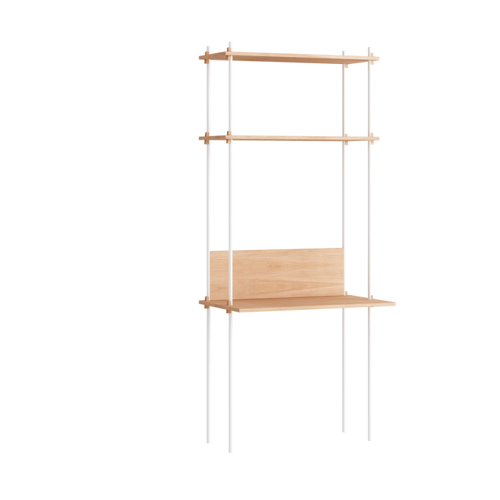 Moebe shelving system s.200.1.D - Tammi-valkoinen - MOEBE