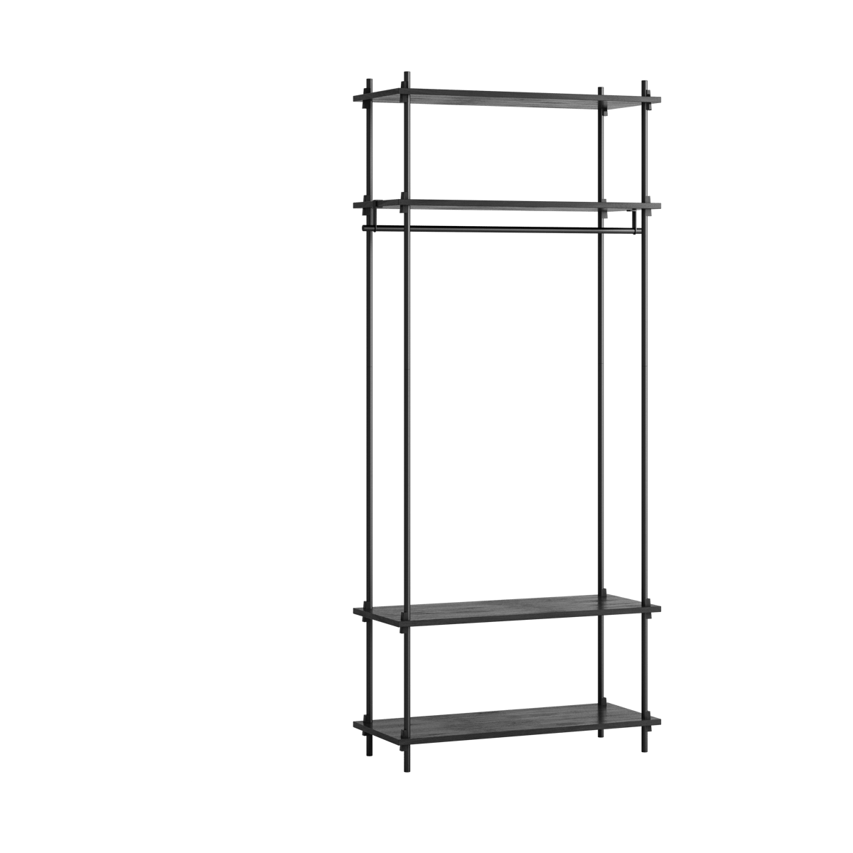 Moebe shelving system s.200.1.F Musta | Skandinaavinen Sisustus | Hyllyt & Hyllyjärjestelmät | Musta