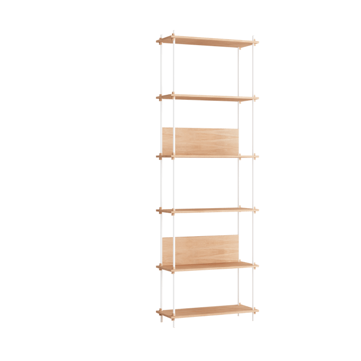 Moebe shelving system s.255.1.A - Tammi-valkoinen - MOEBE