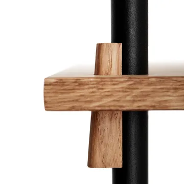 Moebe shelving system tall double - Oak - MOEBE