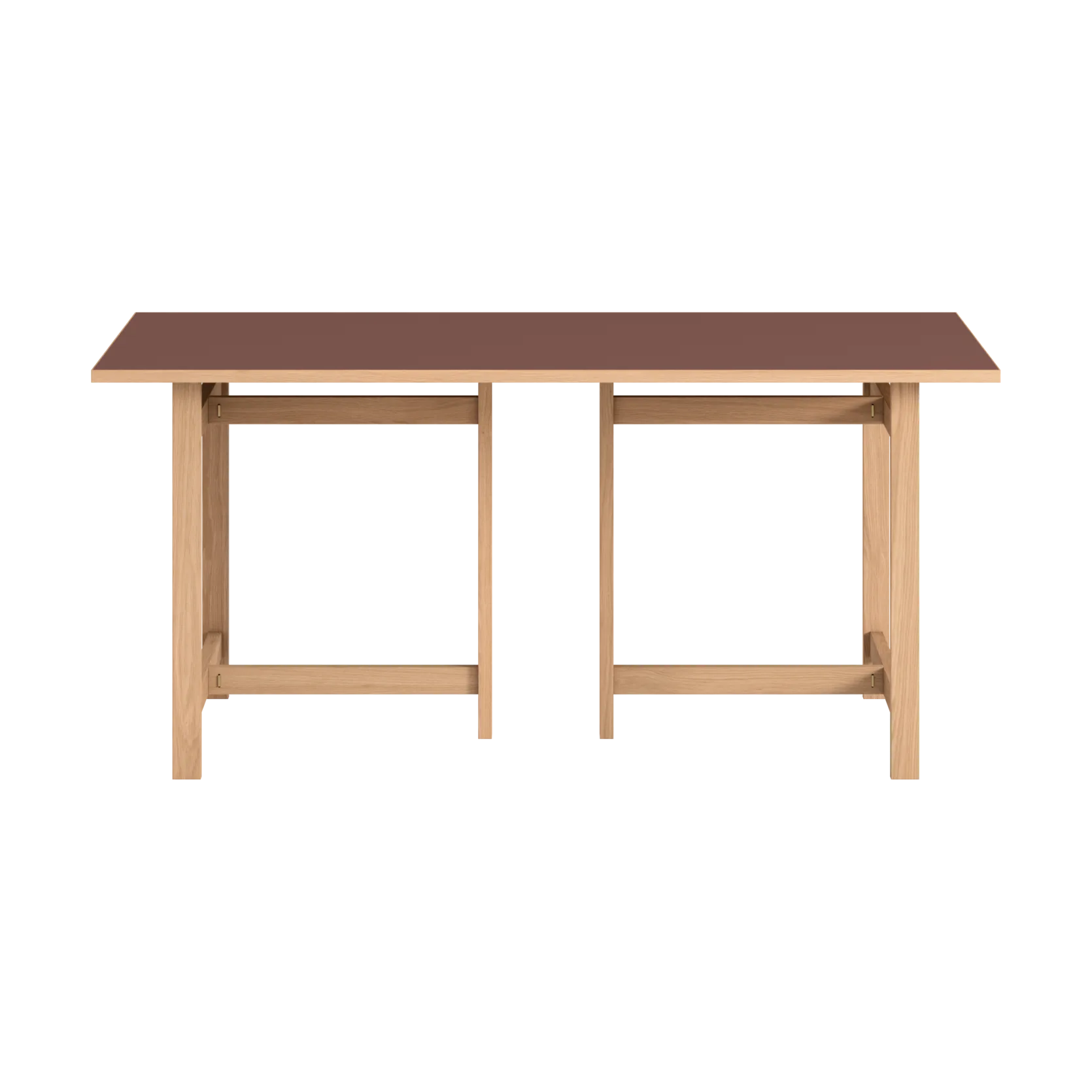Moebe suorakulmainen ruokapöytä, Burgundi, 160x90 cm MOEBE