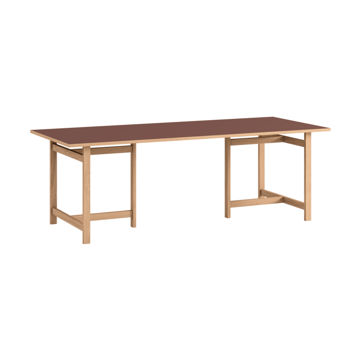 Moebe suorakulmainen ruokapöytä, Burgundy, 220x90 cm MOEBE