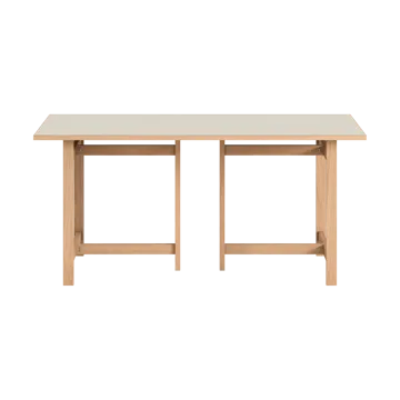 Moebe suorakulmainen ruokapöytä - Vaaleanharmaa, 160x90 cm - MOEBE