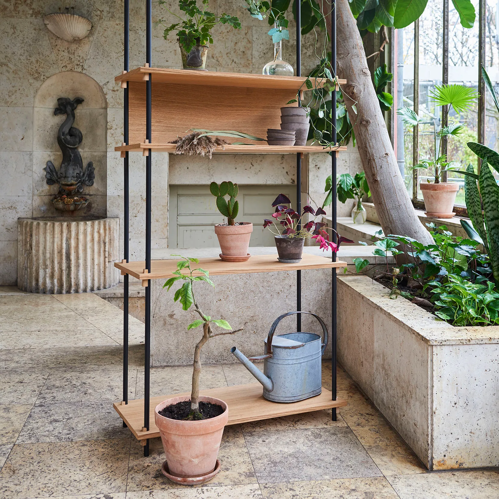 Moebe takakappale hyllyyn 85 cm, Oak MOEBE