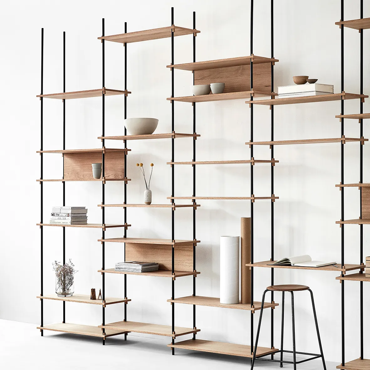 Moebe takakappale hyllyyn 85 cm, Oak MOEBE