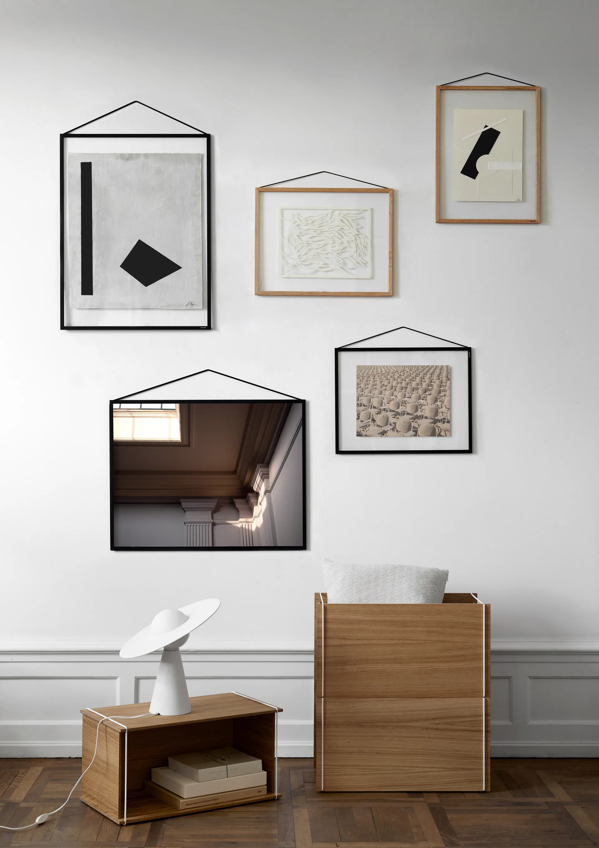 Moebe tammikehys 40 x 50 cm, Transparent, Wood, Black MOEBE