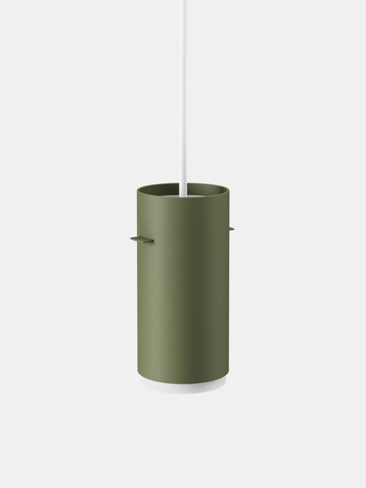 Moebe Tube -riippuvalaisin small Ø 8 cm, Pine green MOEBE