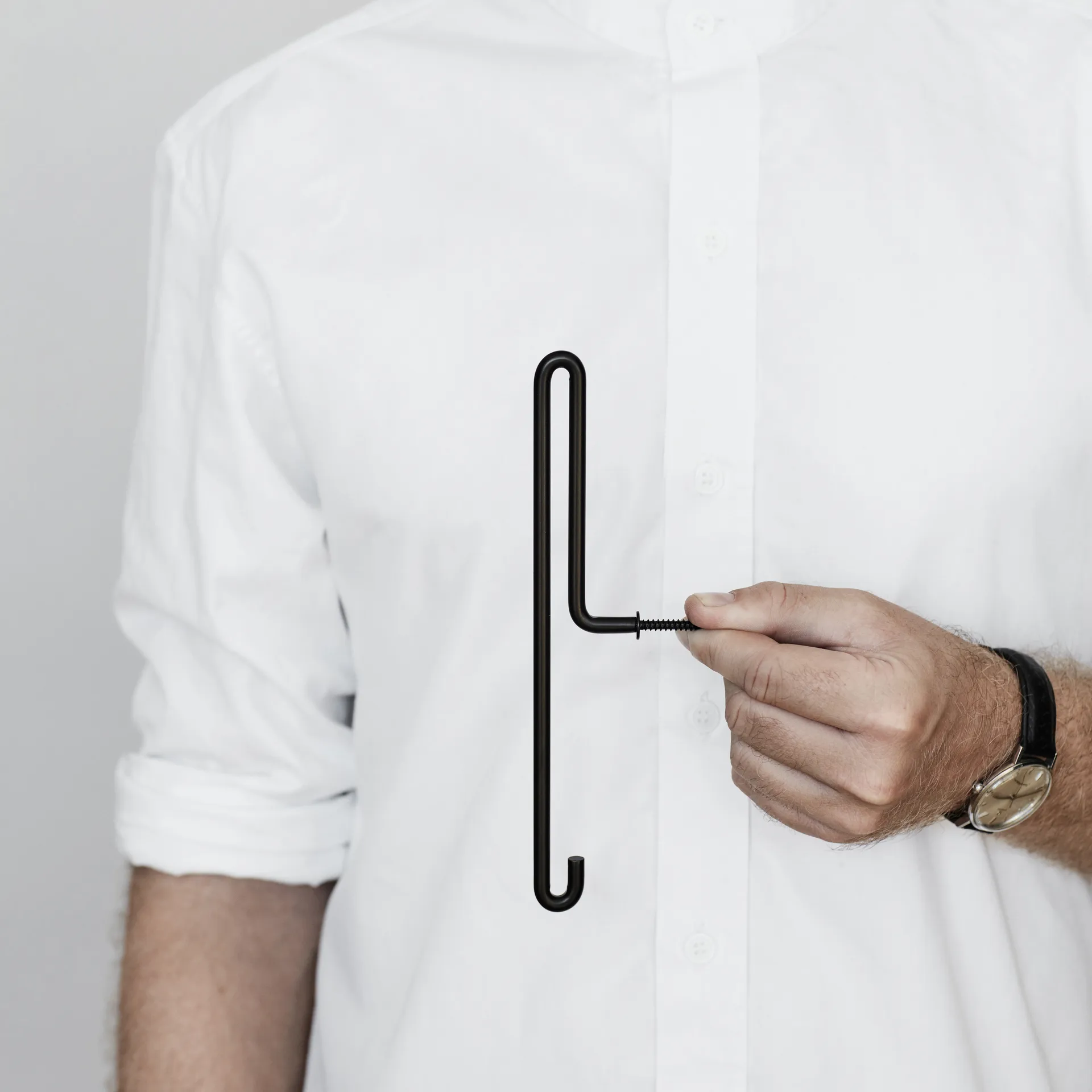 Moebe Wall hook large, Musta MOEBE