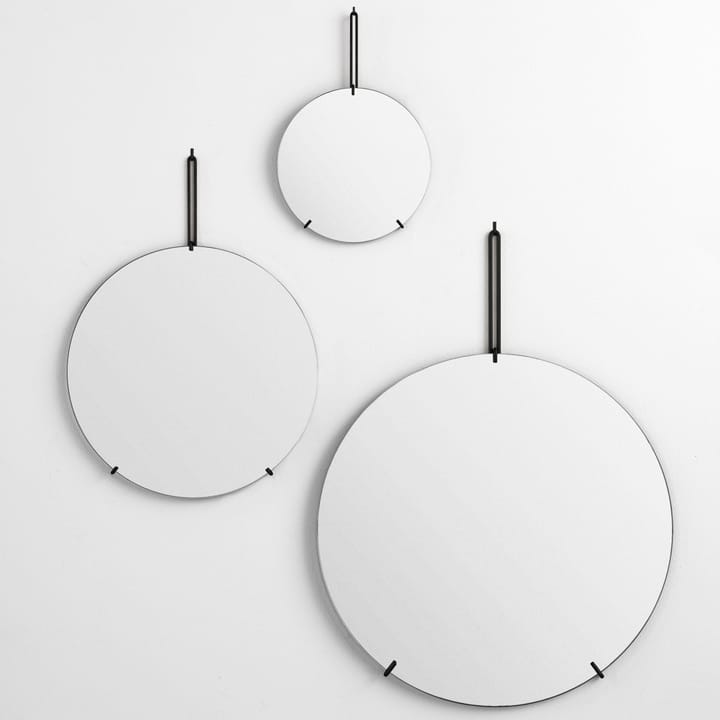 Moebe Wall mirror Ø 30 cm, Musta MOEBE