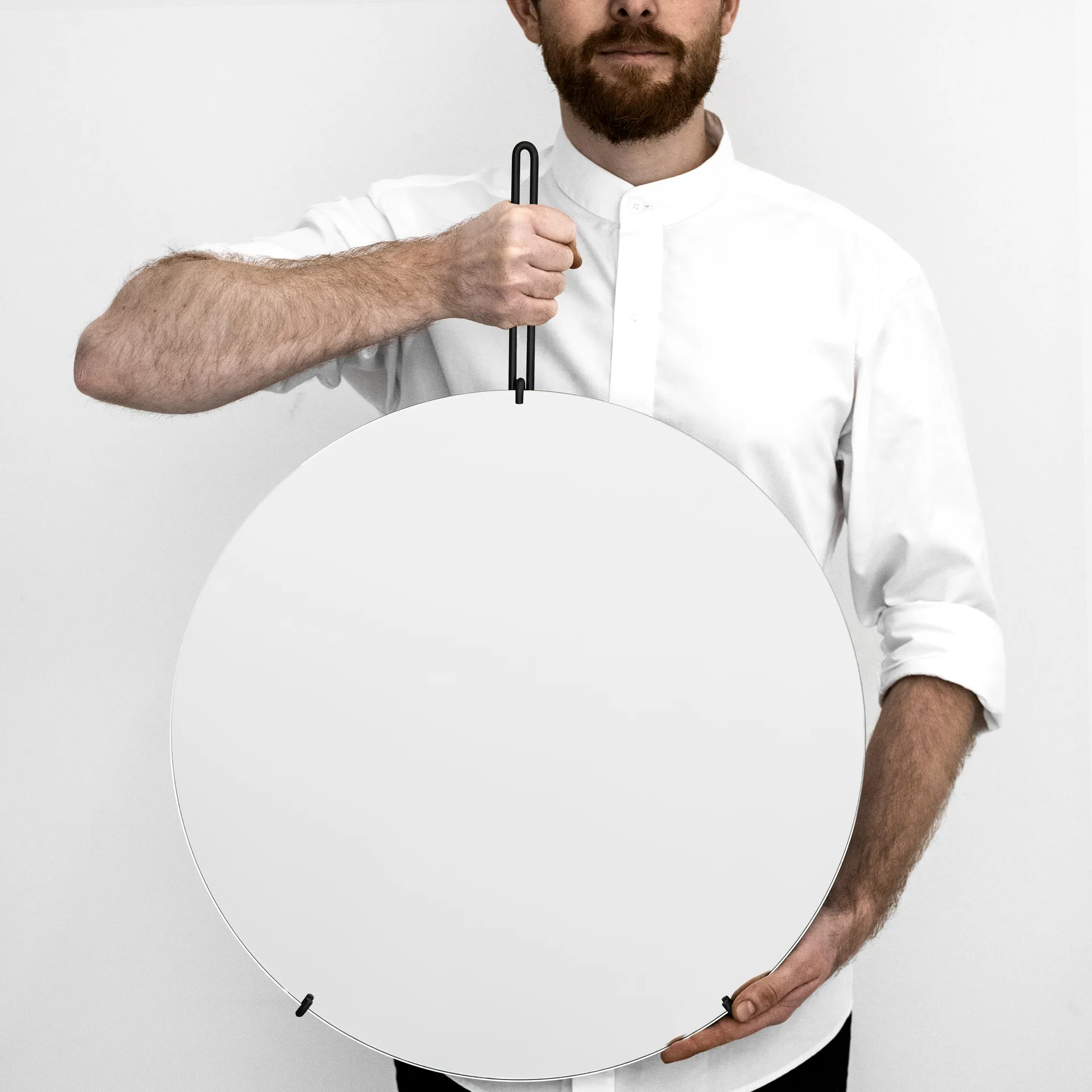 Moebe Wall mirror Ø 50 cm, Musta MOEBE