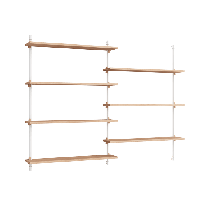 Moebe wall shelving ws.115.2.B - Tammi-valkoinen - MOEBE