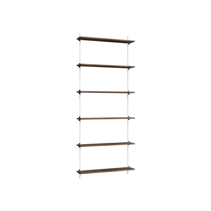 Moebe wall shelving ws.200.1 - Poltettu tammi-valkoinen - MOEBE
