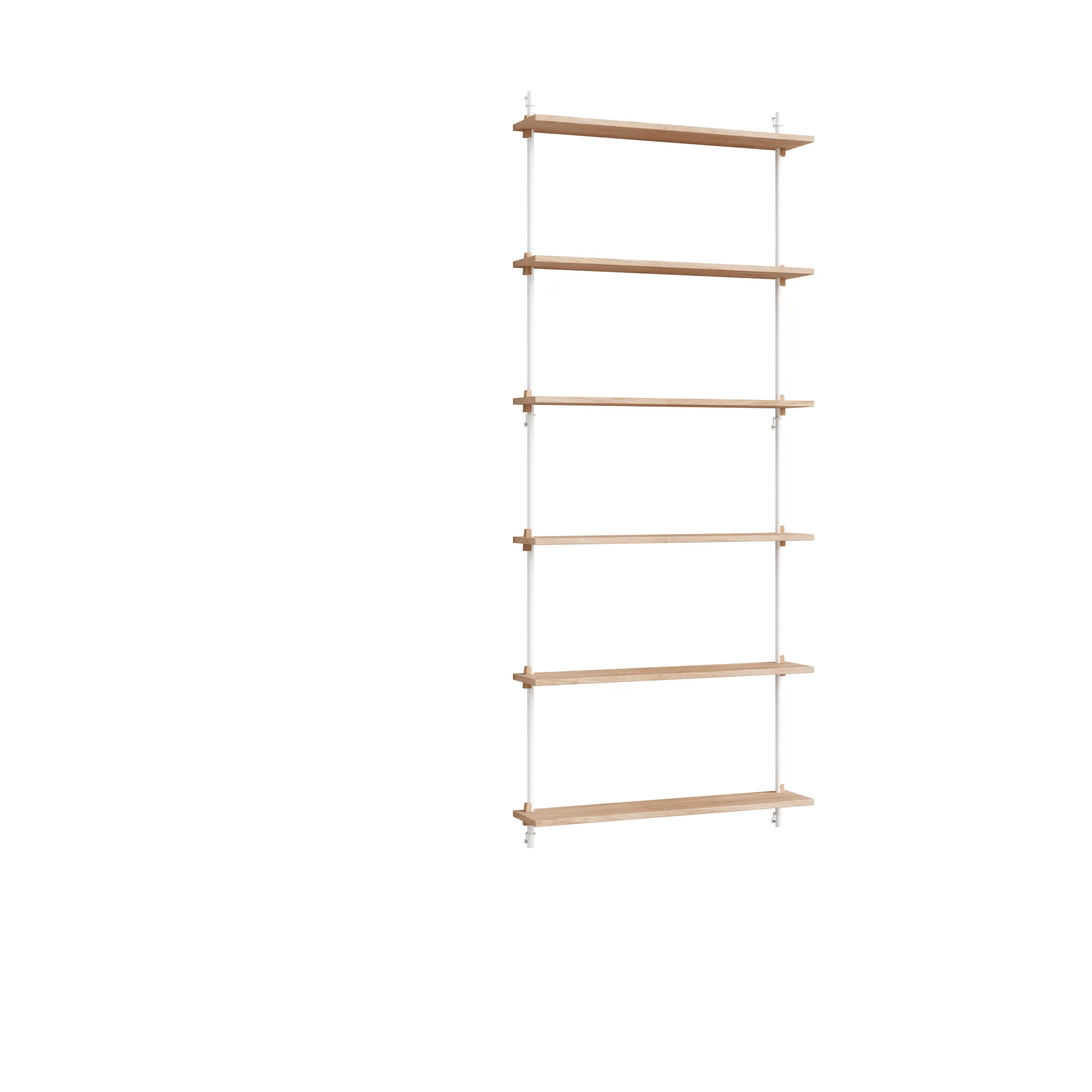 Moebe wall shelving ws.200.1, Tammi-valkoinen MOEBE