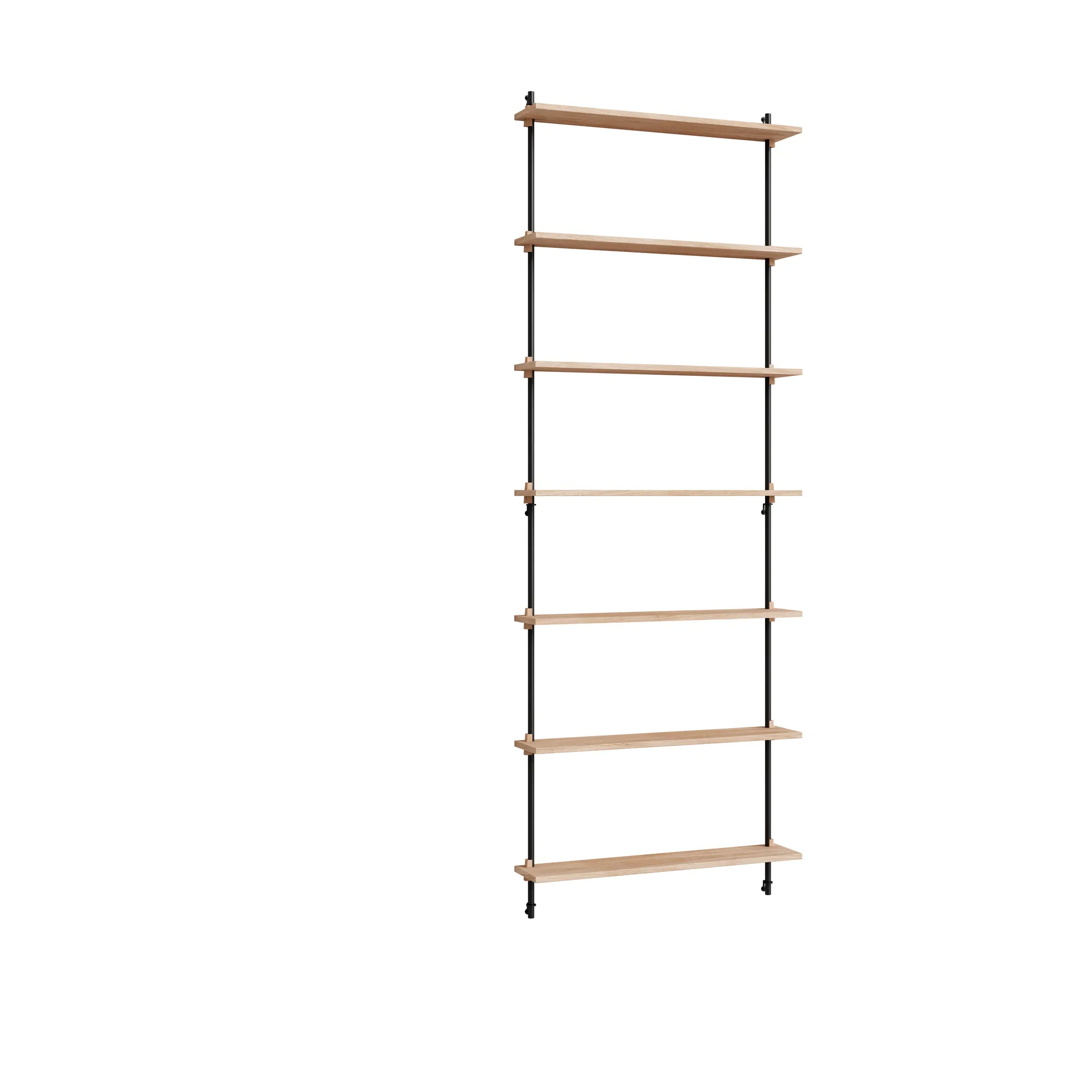 Moebe wall shelving ws.230.1, Tammi-musta MOEBE