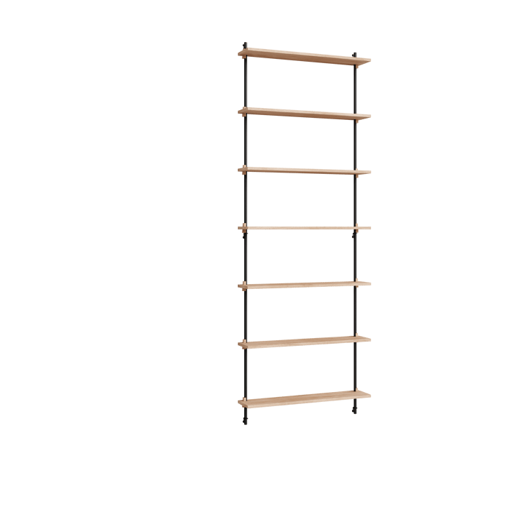 Moebe wall shelving ws.230.1 - Tammi-musta - MOEBE