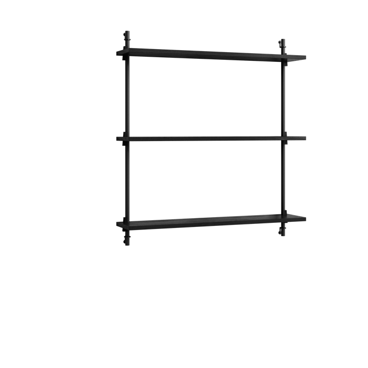 Moebe wall shelving ws.85.1 - Musta - MOEBE