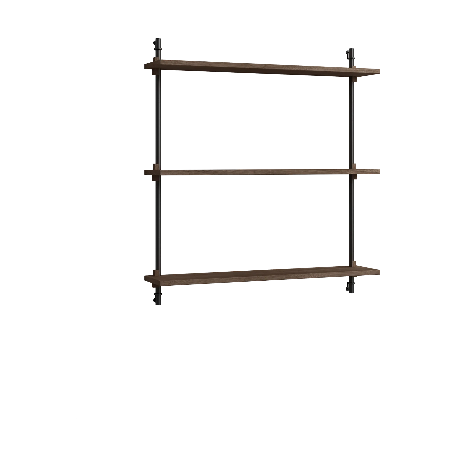 Moebe wall shelving ws.85.1, Poltettu tammi-musta MOEBE