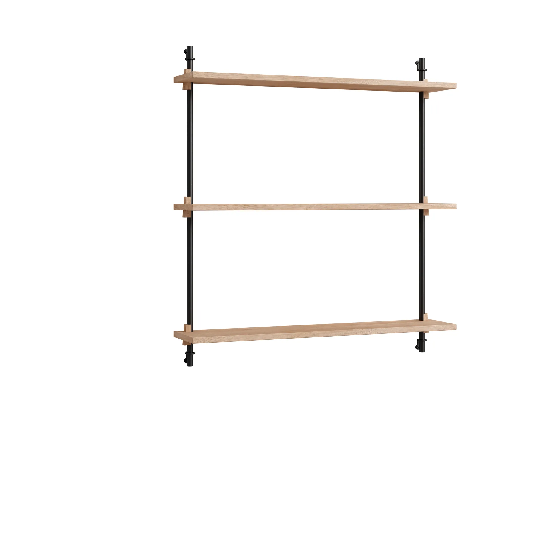 Moebe wall shelving ws.85.1, Tammi-musta MOEBE