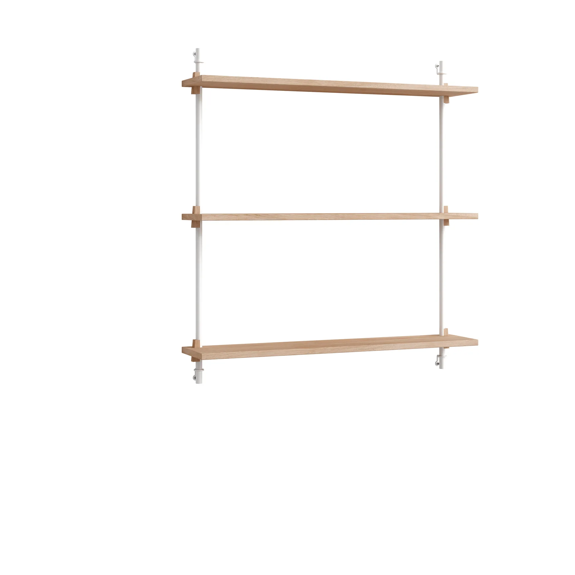 Moebe wall shelving ws.85.1, Tammi-valkoinen MOEBE