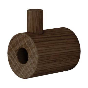 Moebe wooden wall hook -koukku - Poltettu tammi - MOEBE