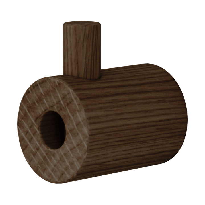 Moebe wooden wall hook -koukku - Poltettu tammi - MOEBE