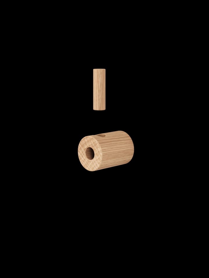 Moebe wooden wall hook -koukku - Tammi - MOEBE