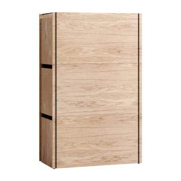 Säilytyslaatikko tammi 33 x 60 cm - Wood, black - MOEBE