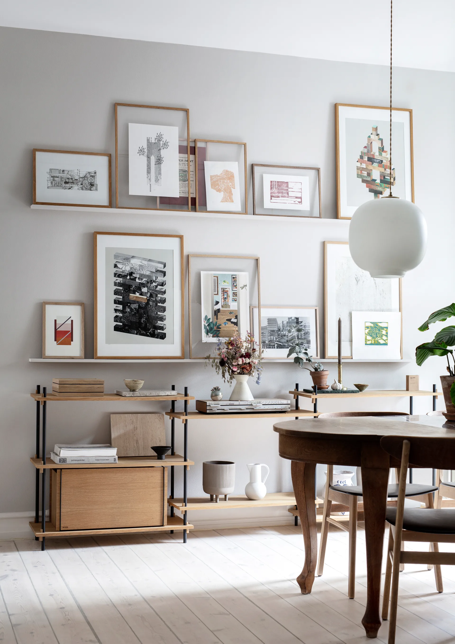 Säilytyslaatikko tammi 33 x 60 cm, Wood, black MOEBE