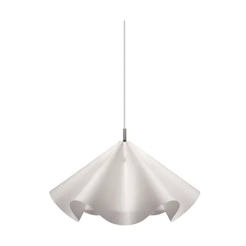 Sinuate riippuvalaisin - White-ruostumaton teräs, medium Ø60x30 cm - MOEBE
