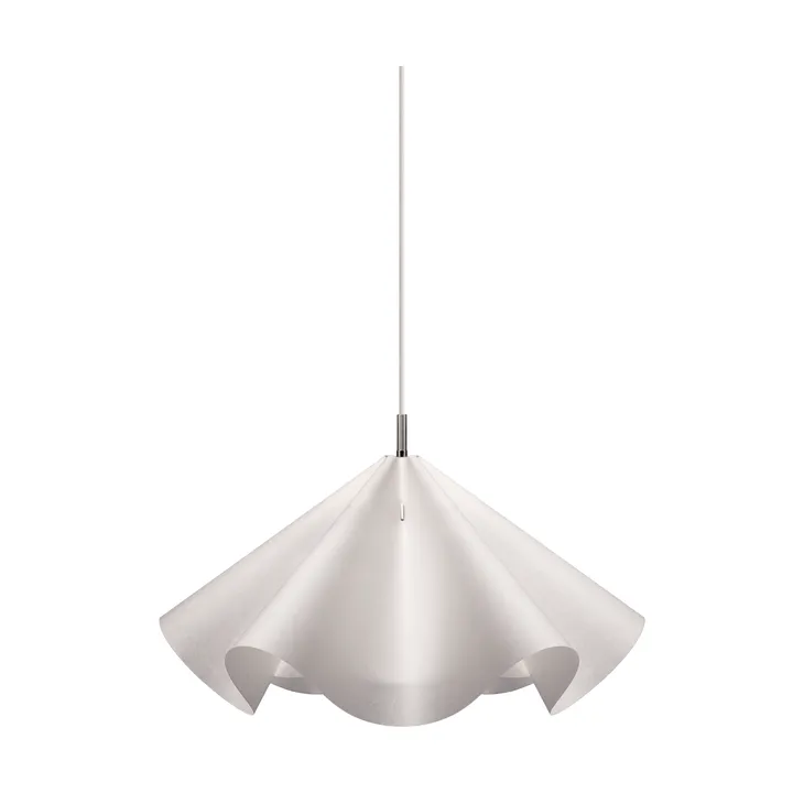 Sinuate riippuvalaisin - White-ruostumaton teräs, medium Ø60x30 cm - MOEBE